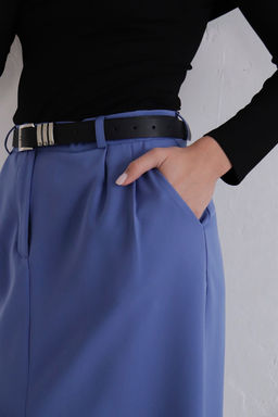 11267 Юбка миди-макси голубая - Martichelli фото 6