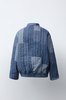 PATCHWORK BOMBER JACKET - Zara фото 4