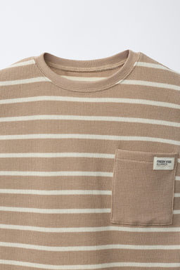 6-14 A?OS/ PIJAMA WAFFLE ETIQUETA / Marr?n - Zara фото 7