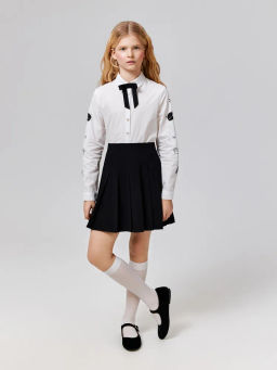 ACOOLA / Блузка детская для девочек Tartlet2 белоснежный  фото 4