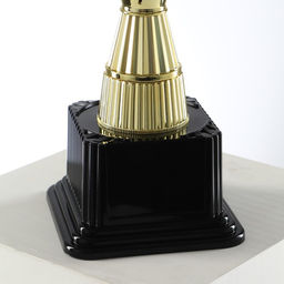 Кубок 155C, наградная фигура, золото, подставка пластик, 32 см