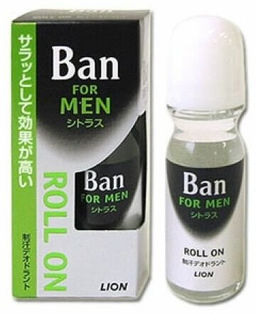 Дезодорант мужской роликовый классический освежающий с ароматом цитрусовых - Ban Roll On, 30 мл