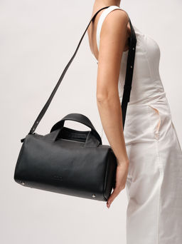 Кожаная сумка Bowling DBR 31378 черный фото 9