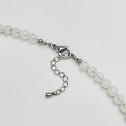 Бусы из Лунного камня и Лабрадора с кулоном 45 см +