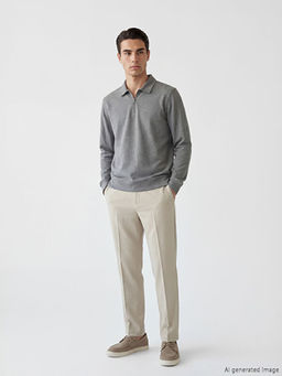 Polo Yaka Erkek Sweatshirt - Waikiki фото 2