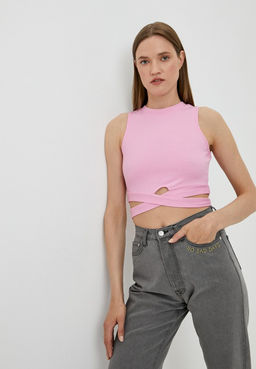 Блузка-топ с открытой зоной талии - Incity фото 9