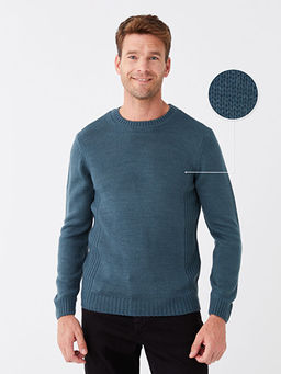 Bisiklet Yaka Erkek Triko Kazak