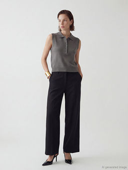 Polo Yaka Kad?n Triko S?veter