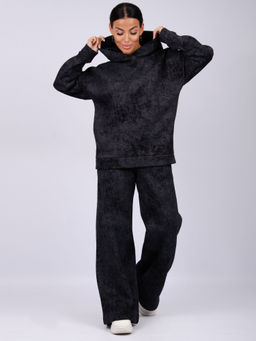 Костюм Винтаж чёрный, футер начес (М) - Малина фото 21