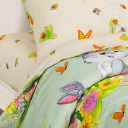 Степашка 1,5 сп./Пододеяльник: 1 шт. - 215*145; Простыня: 1 шт. - 214*150; Наволочка: 2 шт. - 70*70; Поплин детский - Артпостель фото 4