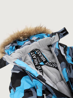 Комбинезон 8з0925 голубой/черный