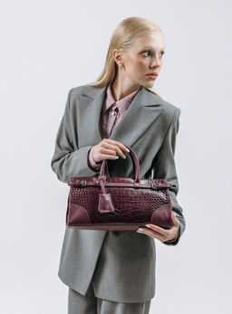 Сумка Lanotti CROCO LINE 8346/фиолетовый