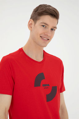 Мужская красная футболка - U.s. polo assn фото 2