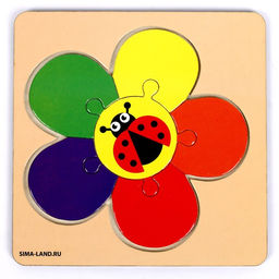 Пазл Цветочек - Лесная мастерская фото 2