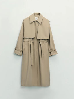 Плащ со съемным жилетом / Zarina фото 12