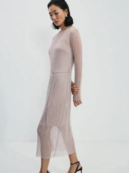 Платье миди с люрексом / Zarina