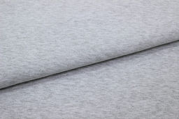 Футер 3-х нит. начес цв.Св.серый меланж, ш.1.83м, Пенье, хлопок-65% п/э-35%, 350гр/м.кв - Купава фото 3