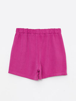 Beli Lastikli Basic Gabardin K?z ?ocuk ?ort - Waikiki фото 2