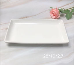 Блюдо прямоугольное 28х16 см / DR-1026 /уп 14/
