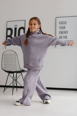 Бомбер утепленный, меланж