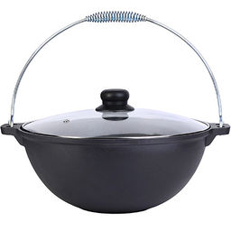 31163 Казан чугун 6 л, крышка, ручка.MB (х1) - Mayer&boch фото 2