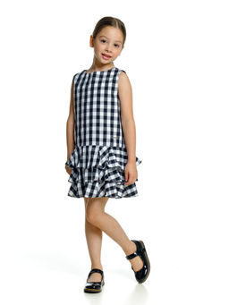 Платье в клетку UD 3999 клетка - Mini maxi фото 5