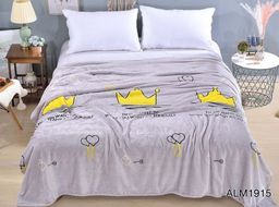 Плед велсофт Корона 1,5-спальный