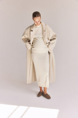 MAMA Top de manga corta en punto fino - H&m фото 2