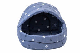 Домик мягкий Редпл. "ЛУКОШКО" 48*42*38 см серый (хлопок дизайн "дарэленд", поролон) 9752сер