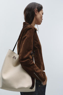 MAXI CANVAS BUCKET BAG - Zara фото 2
