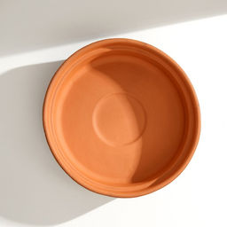 Блюдо для запекания, 300 мл., 12×5 см, красная глина, коричневый