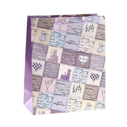 Цена за 12 шт. Пакет подарочный 26x32x12см Лаванда / 3203L /уп 12/384/ - Галеонтрейд фото 3