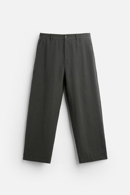 LYOCELL BLEND TROUSERS - Zara фото 23
