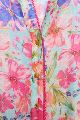 CAMISA ESTAMPADO FLORAL / Multicolor - Zara фото 8