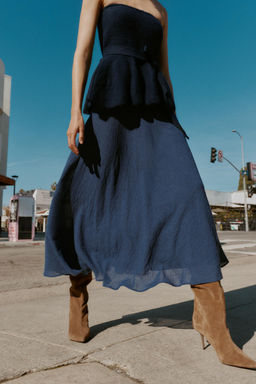 LAYERED MIDI SKIRT - Zara фото 2