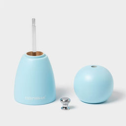 Мельница для специй Доляна Облако, 13,2 см, цвет голубой фото 4