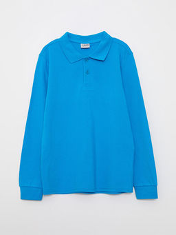 Polo Yaka Basic Uzun Kollu Erkek ?ocuk Ti??rt
