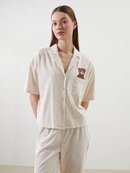 Ay? Teddy Bask?l? Kad?n Pijama Tak?m