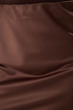 TRENDYOLMILLA Bronz Saten Dokuma Uzun S?k Etek TPRSS25ET00005 фото 4