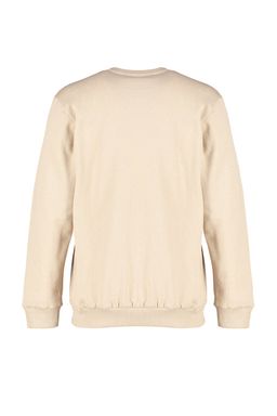 Bej Regular/Normal Kesim Ici Polar/S?cak Tutan Sweatshirt TMNAW21SW1208