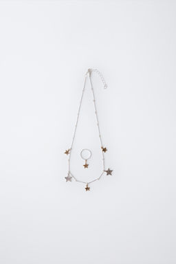 PACK OF STAR NECKLACE AND RING