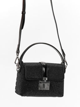 LACCOMA сумка Y2032-Z-черный натуральная кожа полиэстер