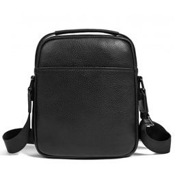 Сумка мужская, кожа, MIRONPAN 33601 Черный