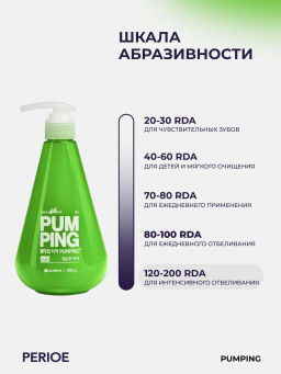 Зубная паста освежающая Breath Care Pumping Toothpaste 285 г PERIOE / Перио фото 14