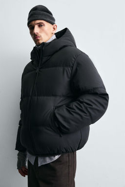 RUBBERISED CONTRAST PUFFER JACKET - Zara фото 8
