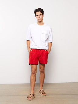 K?sa Boy Bask?l? Erkek Deniz ?ortu