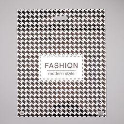 Цена за 25 шт. Пакет «Шанель», полиэтиленовый с вырубной ручкой, 50×60 см, 100 мкм