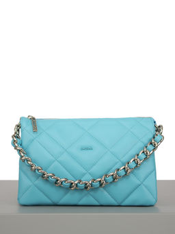 LACCOMA сумка Белла-Ф826-бирюза эко кожа хлопок