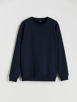 Bisiklet Yaka Erkek ?ocuk Sweatshirt