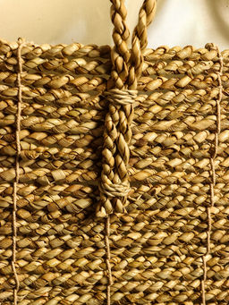 Сумка плетёная из сиграсса, 32×12×35 см